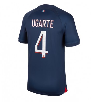 Paris Saint-Germain Manuel Ugarte #4 Kotipaita 2023-24 Lyhyet Hihat